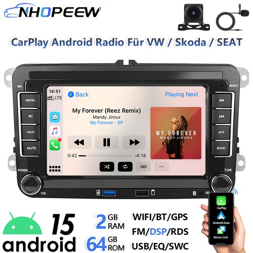 64g apple carplay per - apple, vw