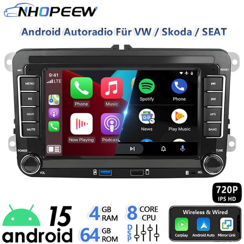 Carplay 8core 64g - carplay, 4+64g
