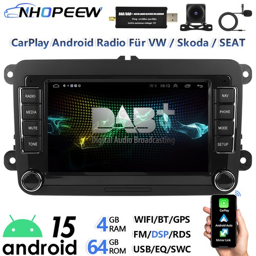 Dab 64gb carplay android - dab+,