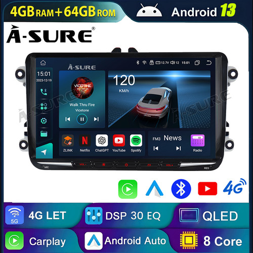 8core 64g carplay android - 4+64g,